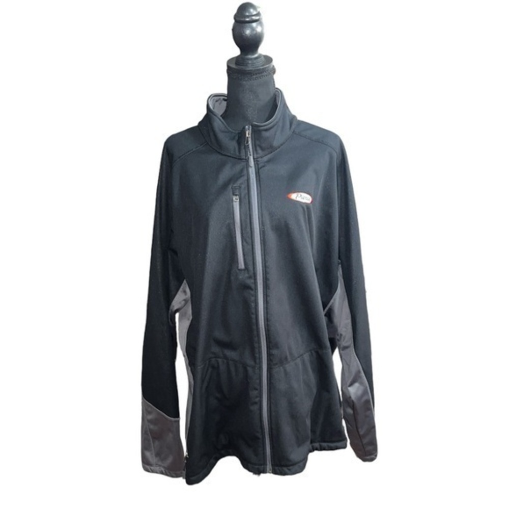 3/25$ (Mix)Port Authority Black and Gray Jacket, Size 4XL
